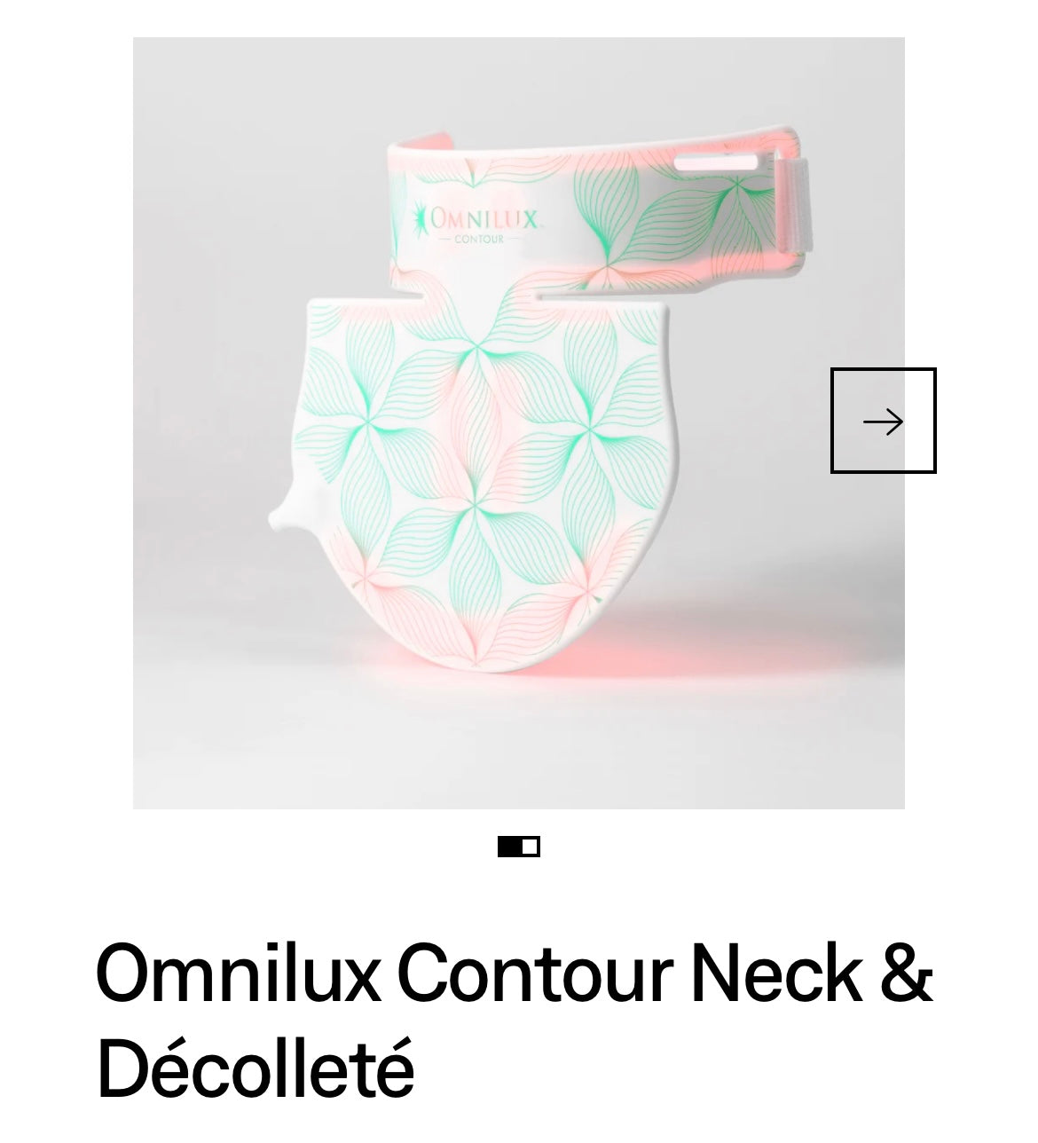 Omnilux Neck and Decollete